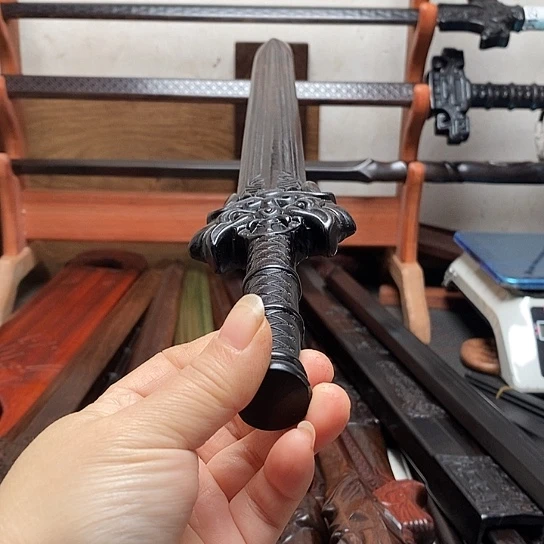 紫光檀木木50长小逆鳞