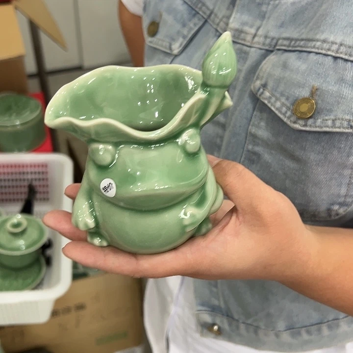 云间青瓷龙泉小米茶器