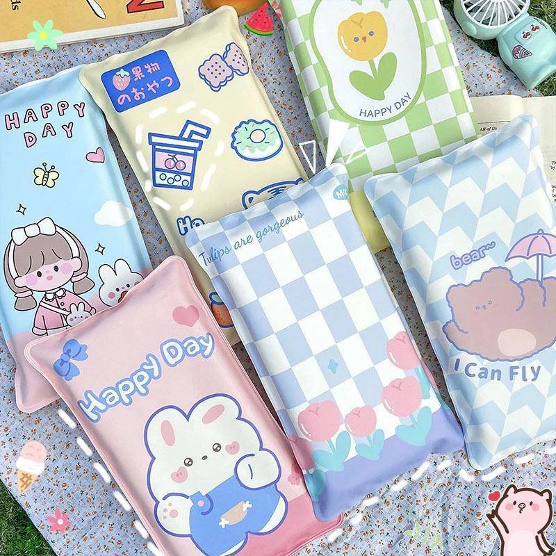 可爱卡通冰枕学生夏季午睡水枕头儿童夏天冰袋加厚水袋可注水