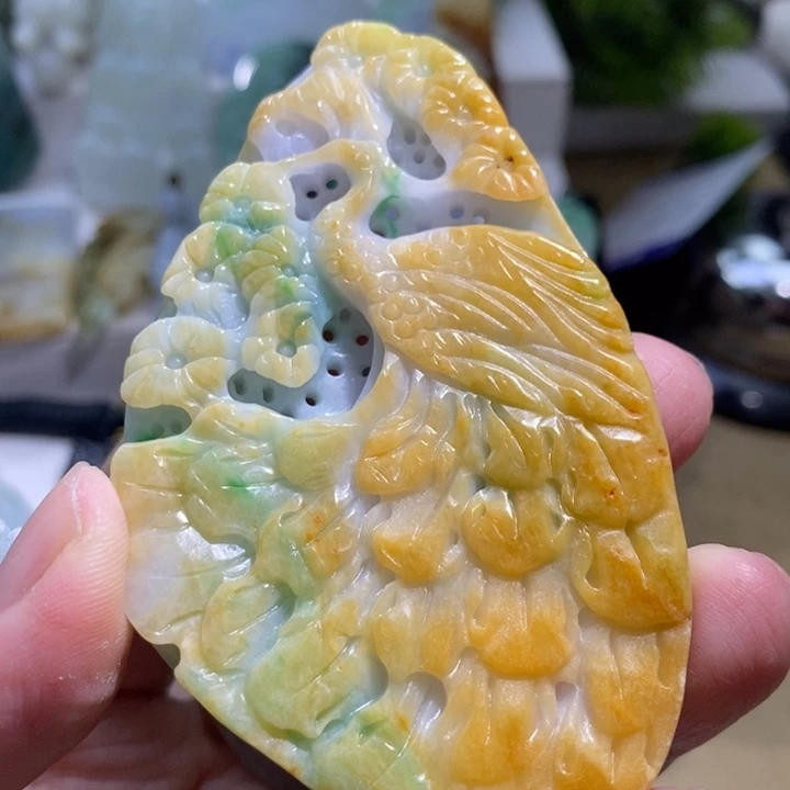 【闪购商品】颈饰未镶嵌翡翠凤凰