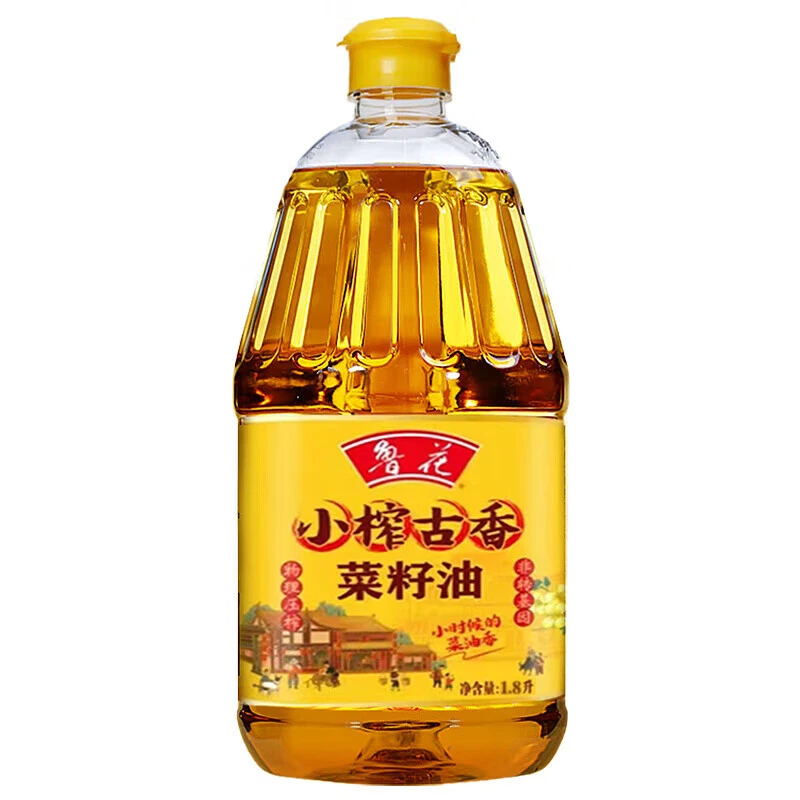 鲁花小榨香花生油1.8L 地道小榨香 特香纯正 食用油粮油