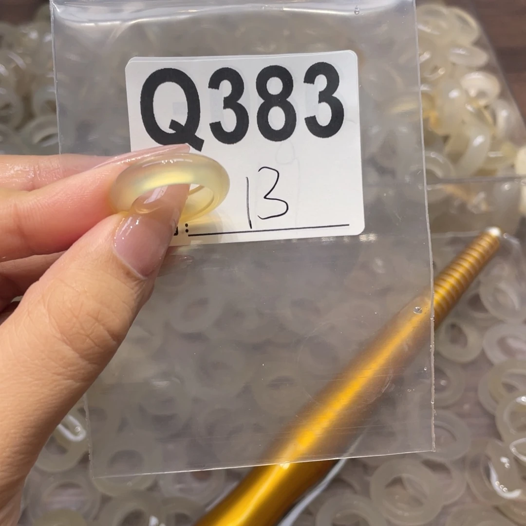 玛瑙/玉髓未镶嵌戒指383