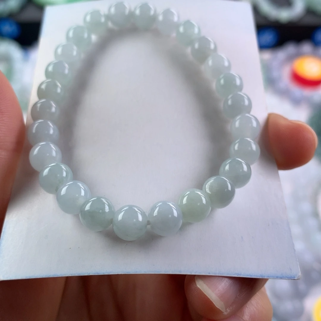 翡翠未镶嵌手链卡7