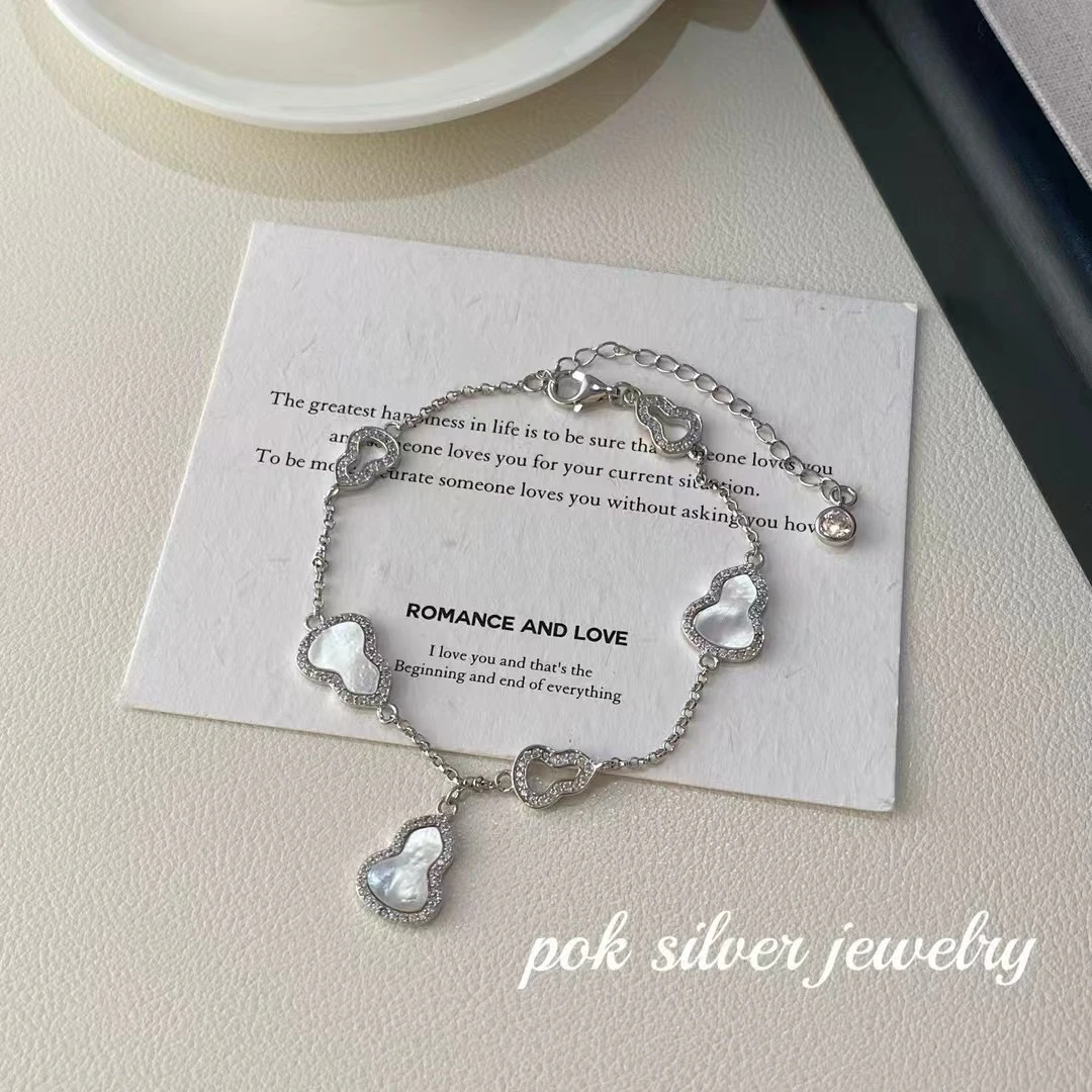 925银手链 925银福禄葫芦手链轻奢高级感小众百搭手链