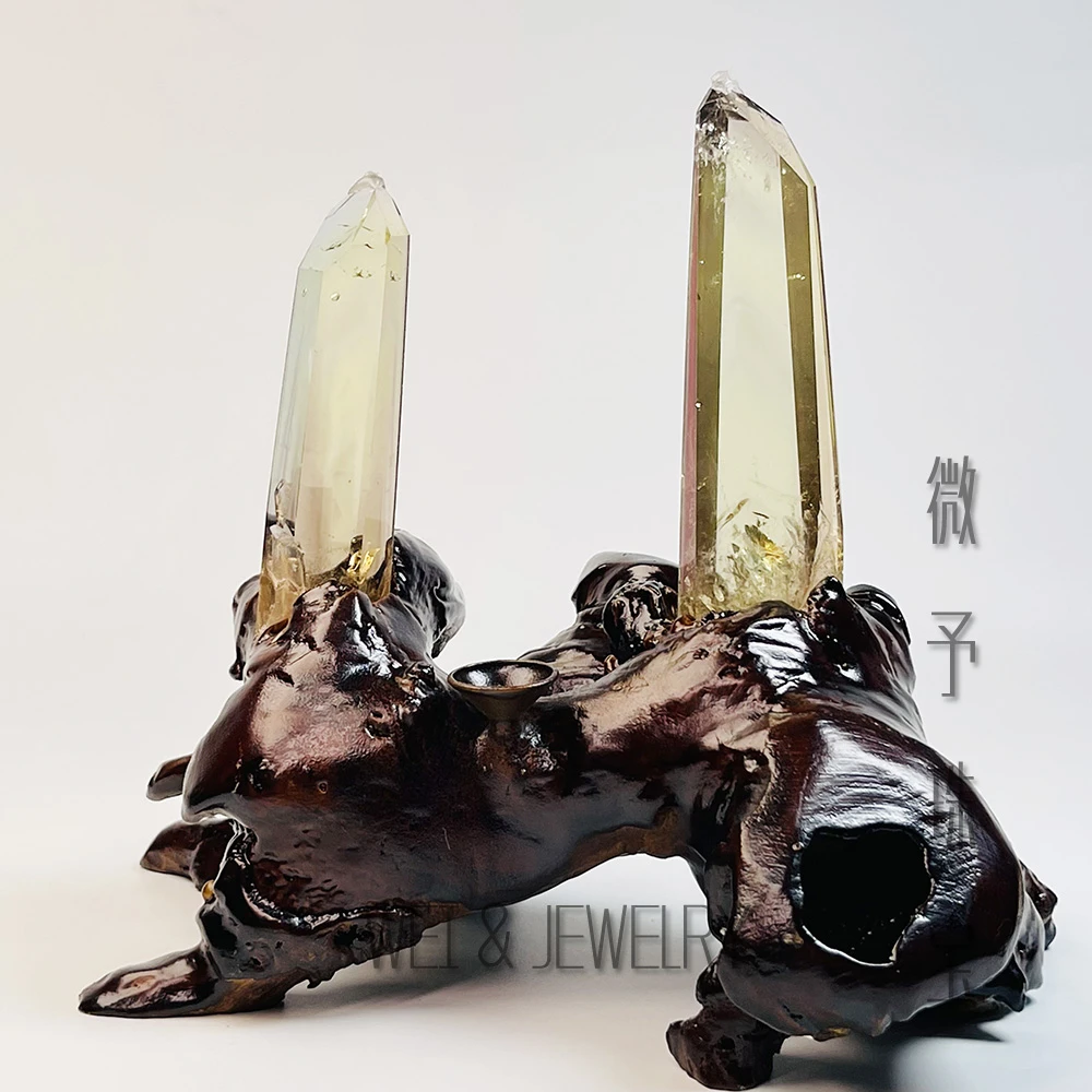 【微予珠宝】【昆达里尼】-【圣火水晶】摆件尺寸多样性发其一