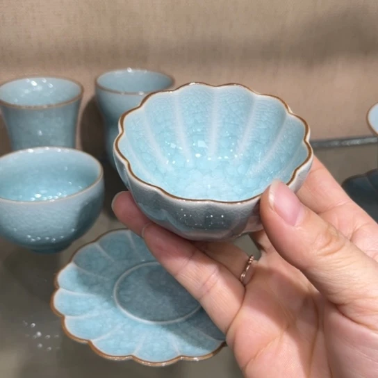 瓷片大宋名窑汝瓷茶具