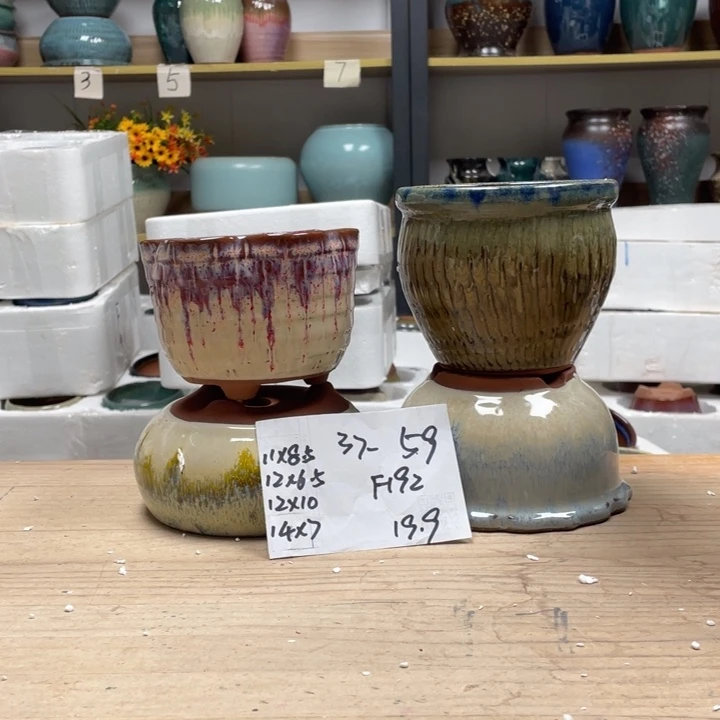 紫砂花盆多肉花盆微瑕59