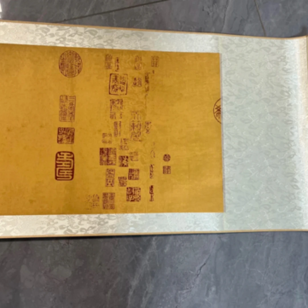 【兰亭序横幅】四尺对开蜡染半生半熟宣纸挂轴书法毛笔创作纸横挂