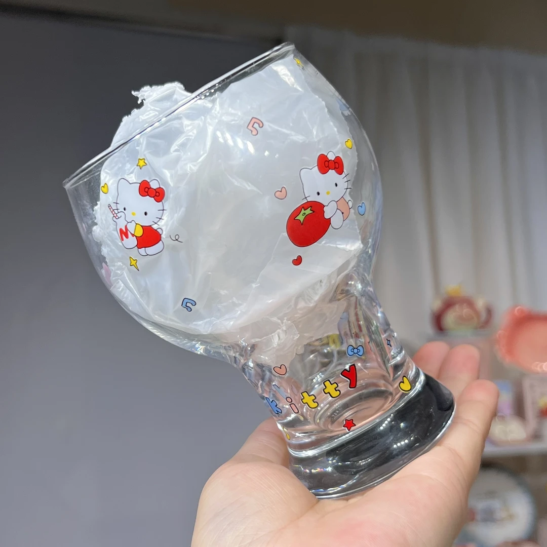 【嘟嘟好】出口高货 KT小猫 玻璃精酿啤酒杯 牛奶杯 喝水杯