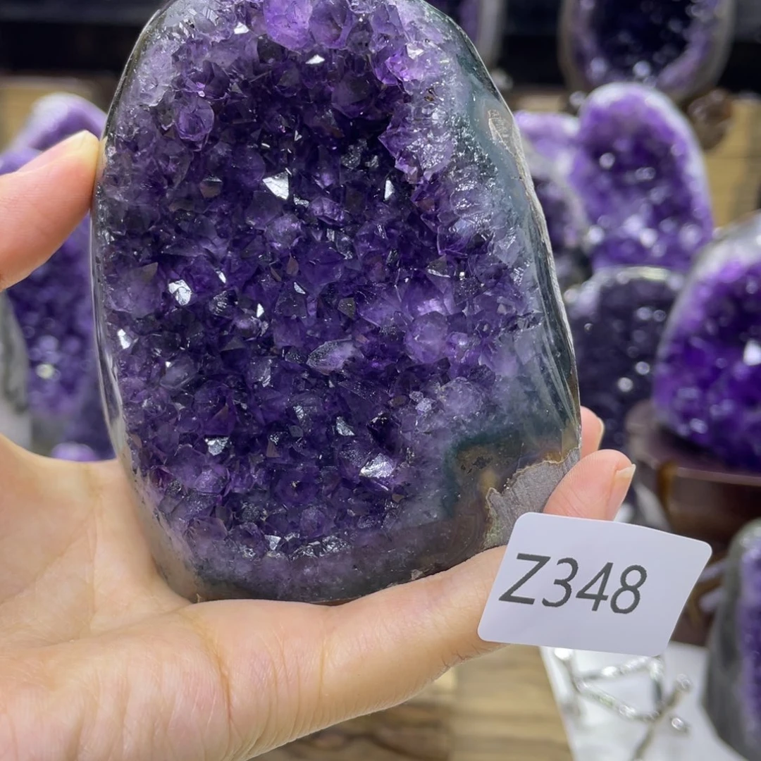 乌拉圭紫水晶摆件z348
