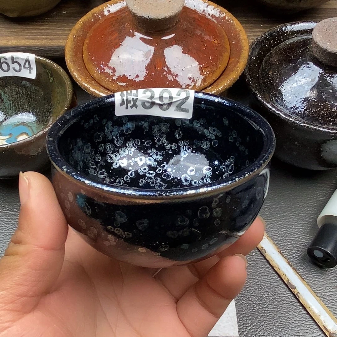 茶盏微瑕建盏主人杯子