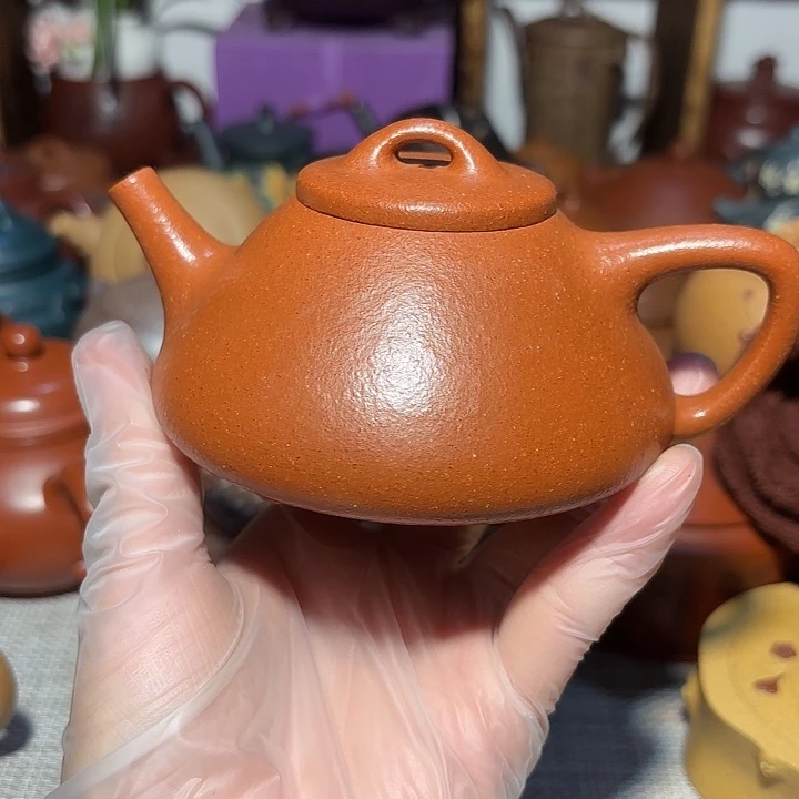 紫砂茶壶原矿宜兴紫砂微瑕