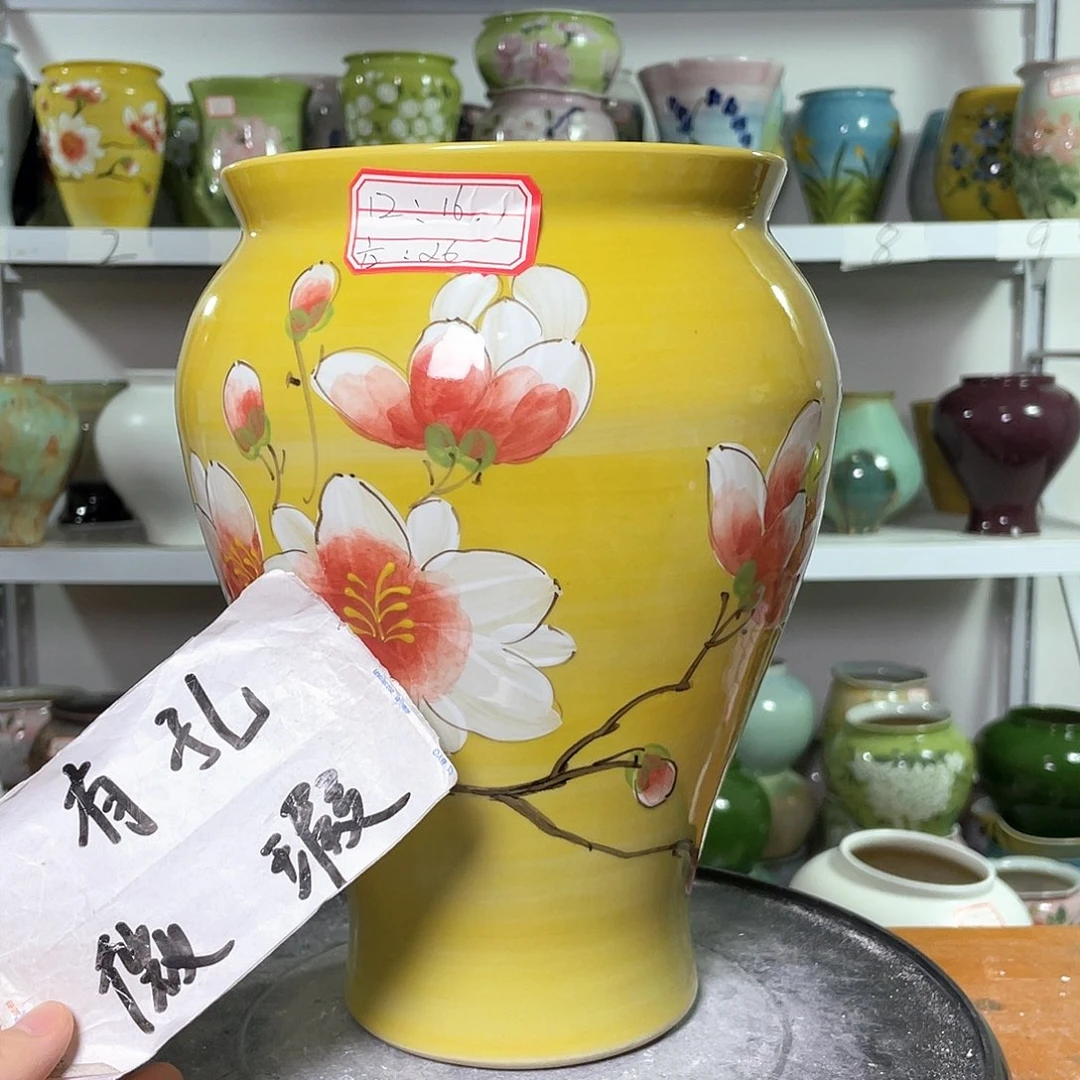 景德镇陶瓷花盆花器暇256