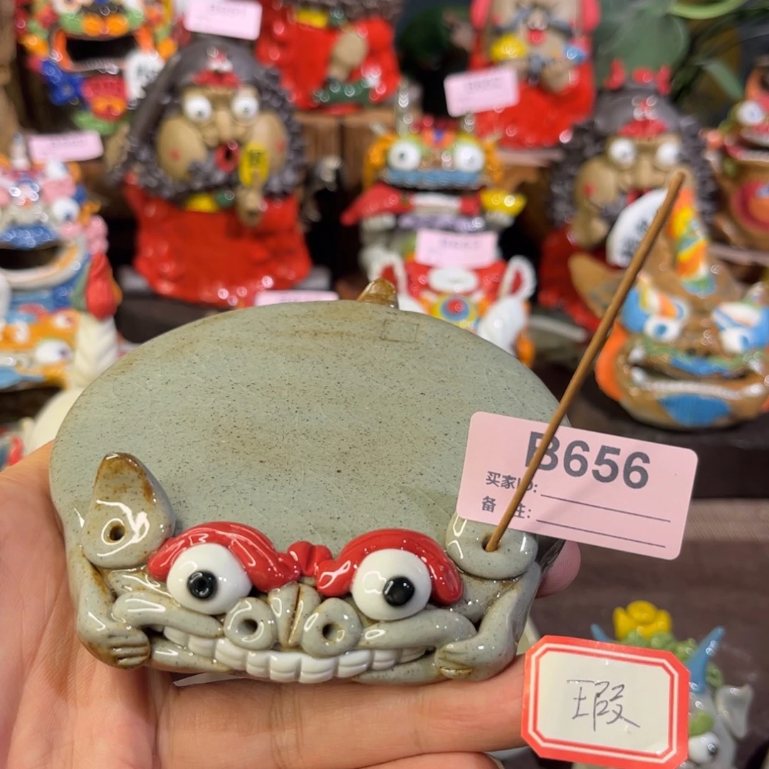 泥塑纯手工茶宠摆件