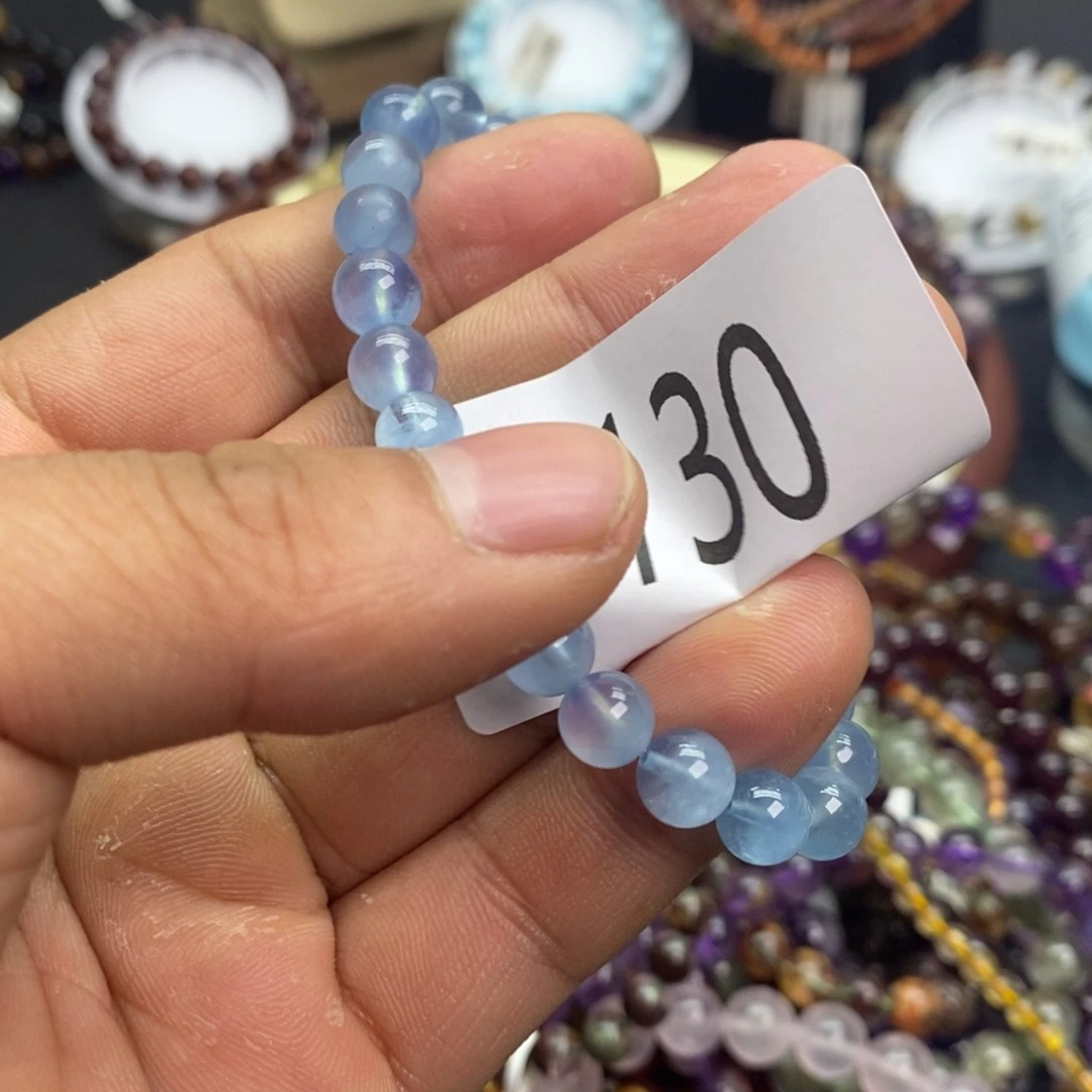 海蓝宝石手链未镶嵌手链