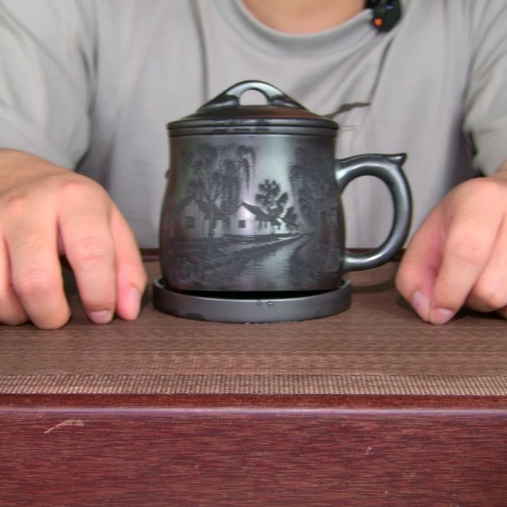 茶杯紫砂高货放漏