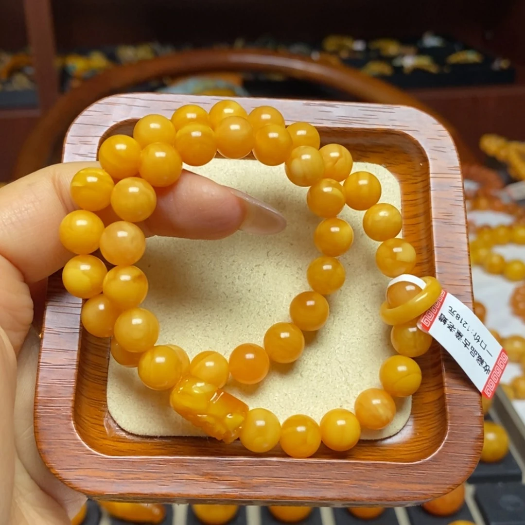 【闪购商品】蜜蜡手链未镶嵌手串