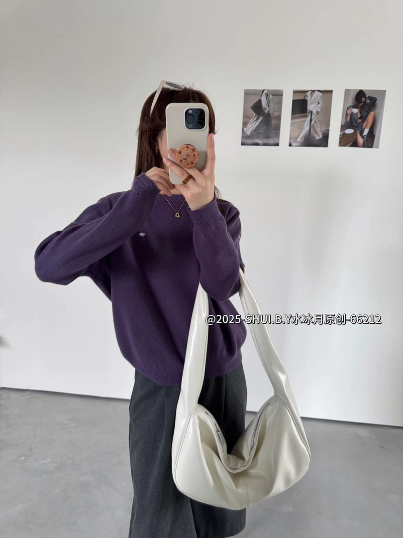 水冰月高品质韩系套头毛衣66212