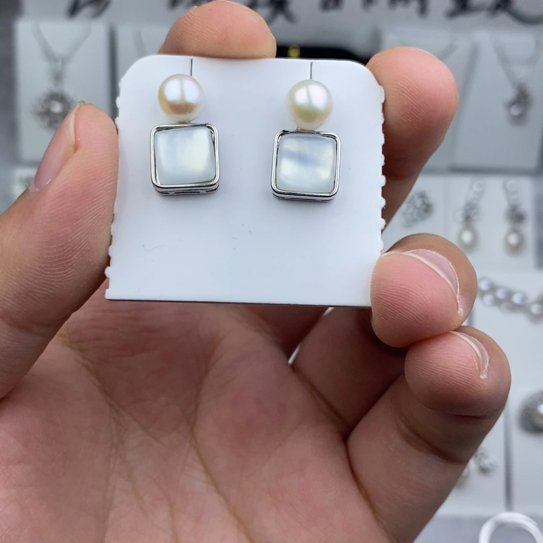耳饰未镶嵌淡水珍珠