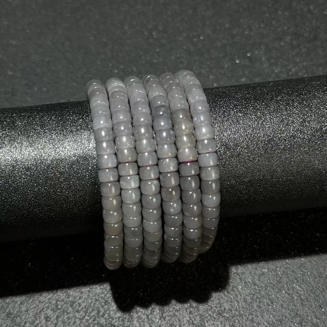 【与帅珠宝】烟紫玉直切单圈D053138-多样性发其一