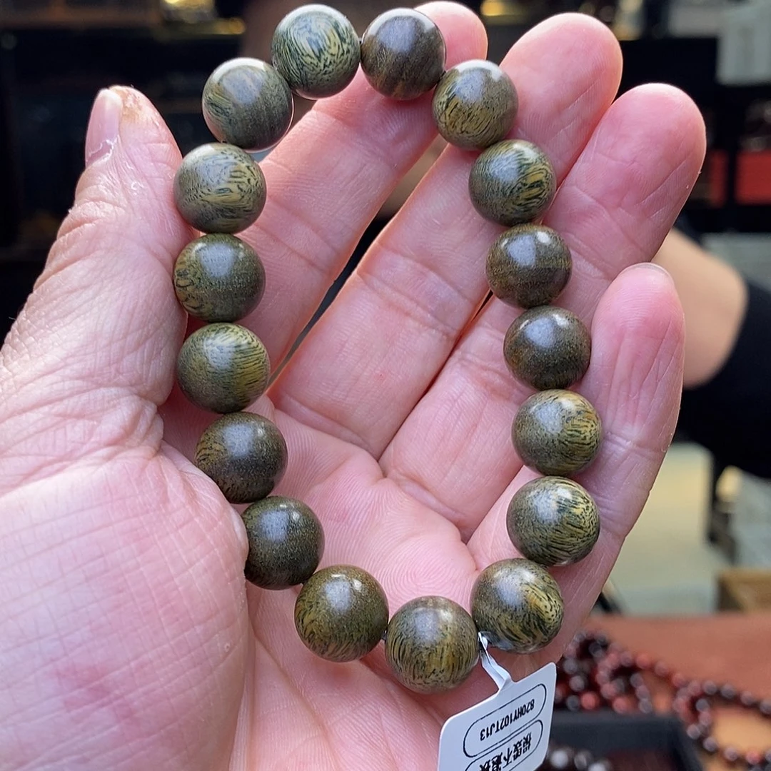维腊木（绿檀）手串/手链12