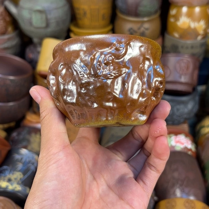 茶杯紫砂宜兴紫杯茶