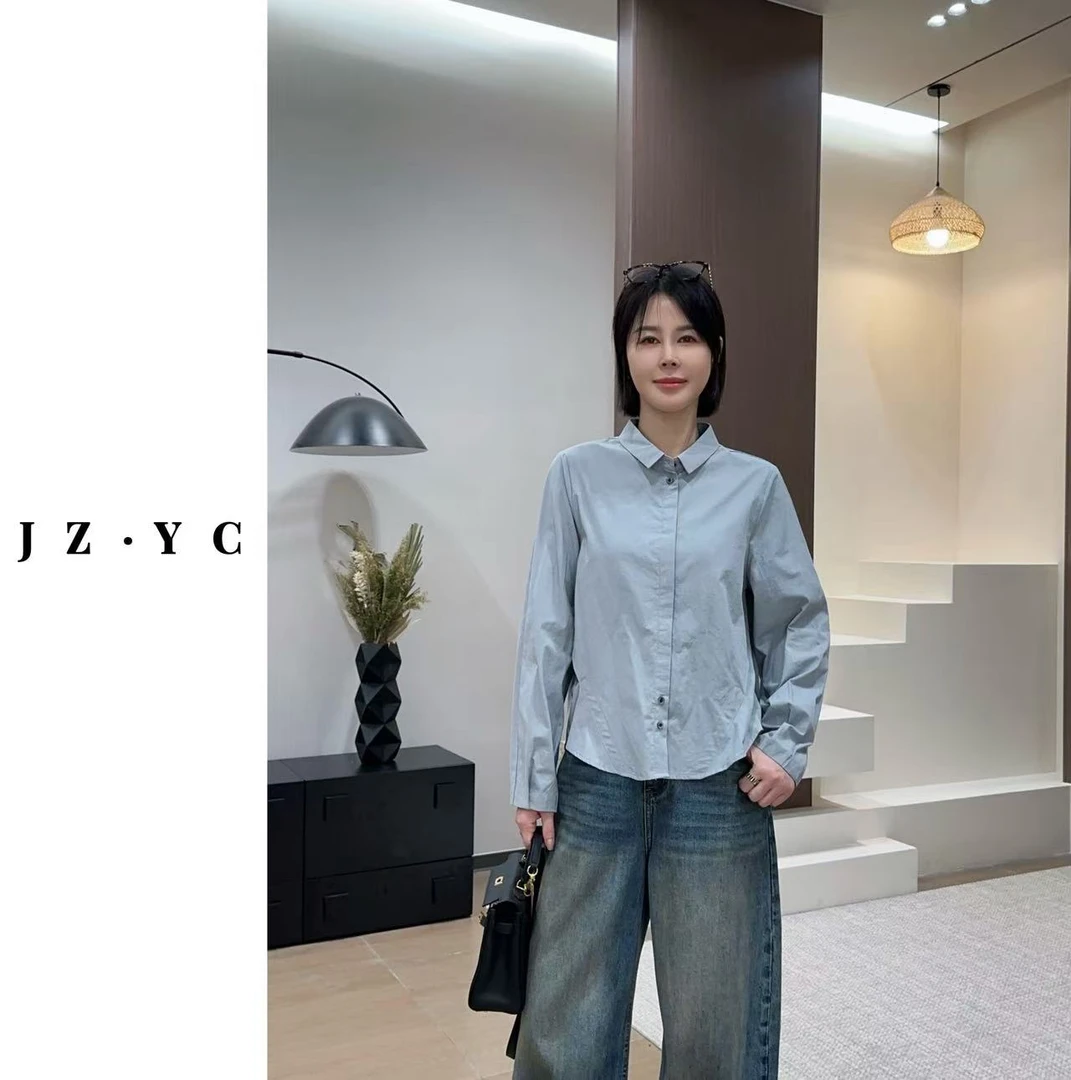 【洁子推荐】2025秋季新款258113极简风设计休闲衬衫JZYC