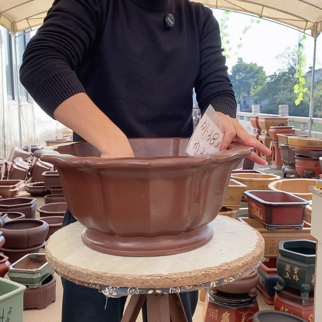 紫砂花盆紫砂花盆