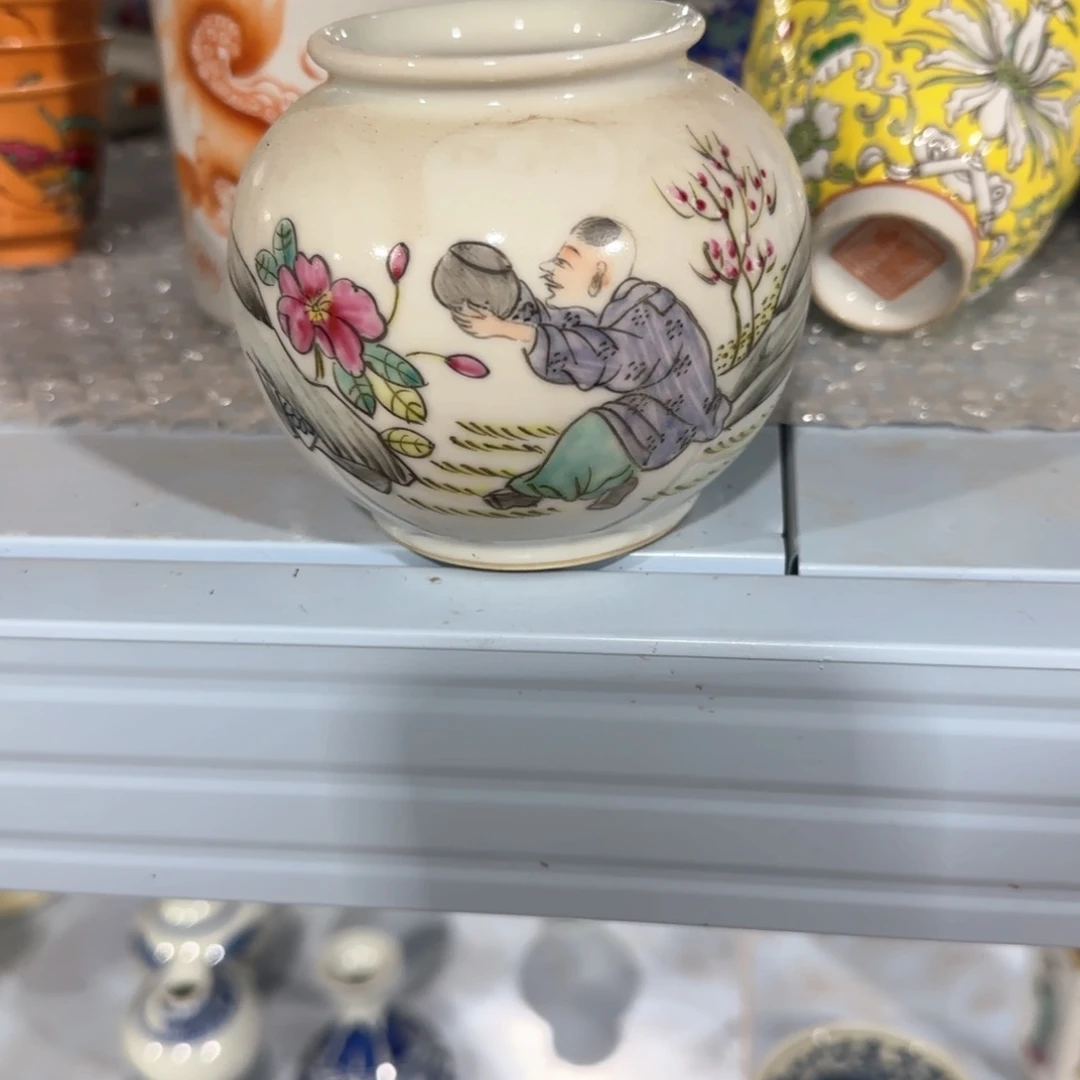 瓷片摆件手绘瓷器全部处理