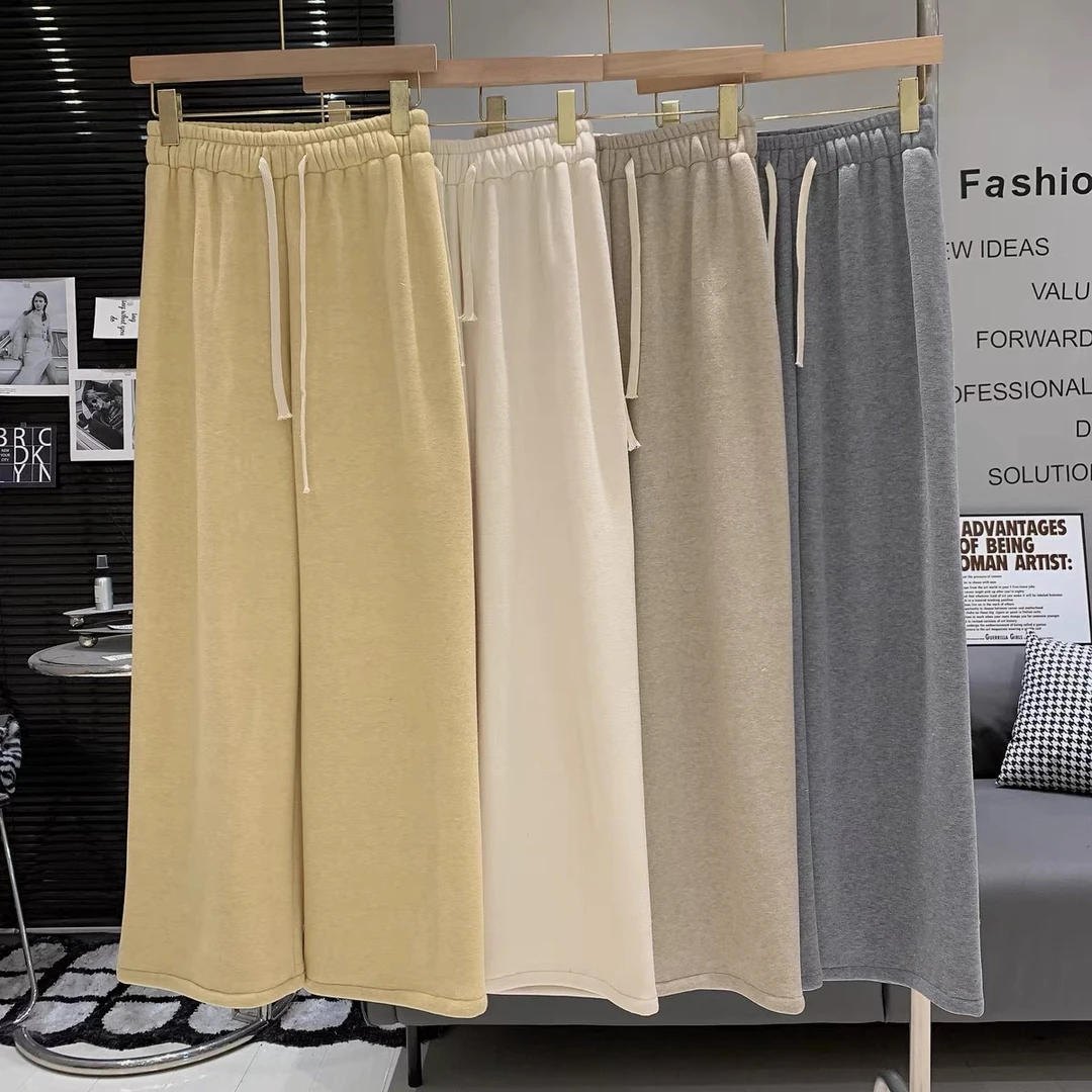 抽绳加绒卫裤2498-1