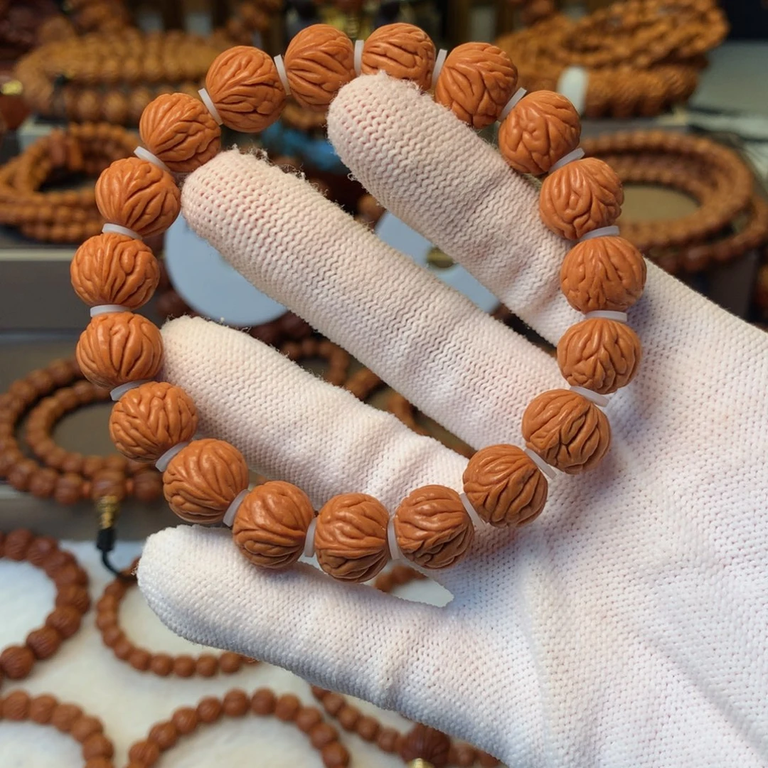 手串桃核秦岭龙纹