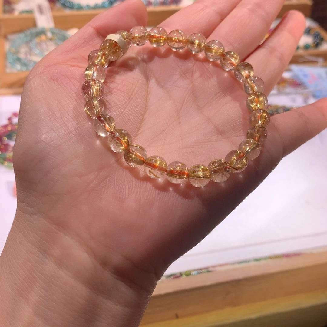 水晶珠宝半成品未镶嵌7.3mm