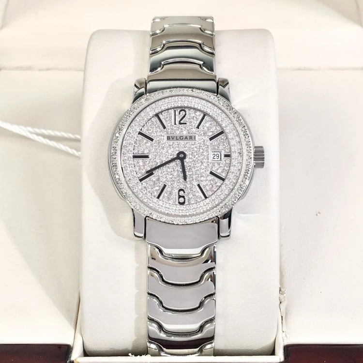 99新 BVLGARI/宝格丽 宝格丽/石英表/表径29/S333250623013/[