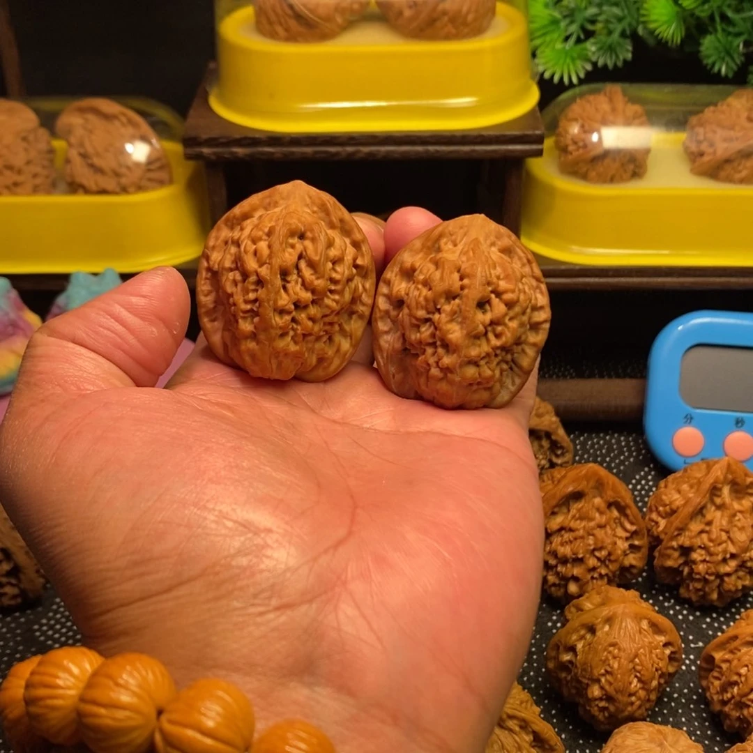 吊坠文玩核桃莲花40