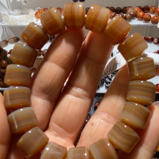 玛瑙/玉髓未镶嵌手链