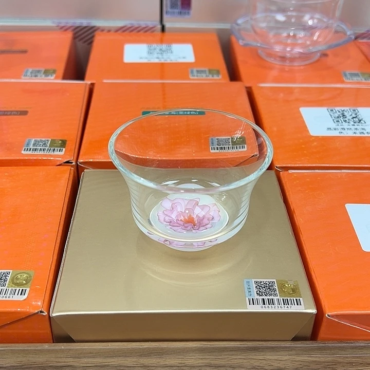丹***心玻璃手工艺品禾器茶器现货现发