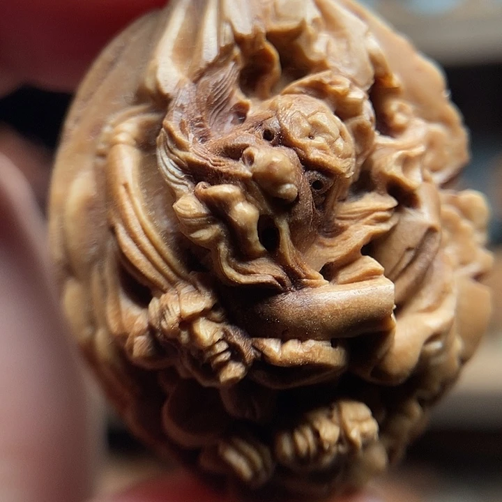 纯手工浮雕五鬼钟馗