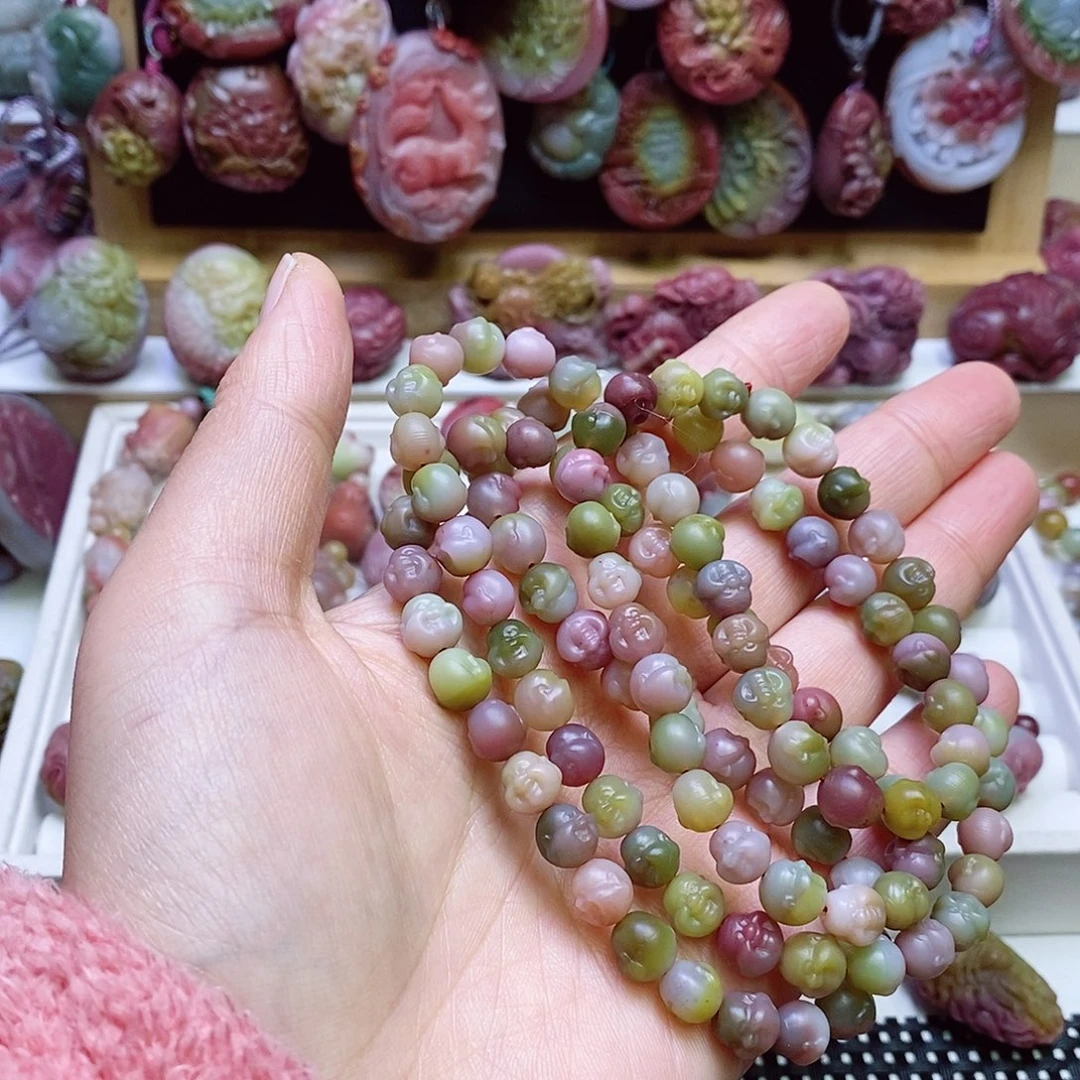 玛瑙/玉髓盐源玛瑙手链未镶嵌