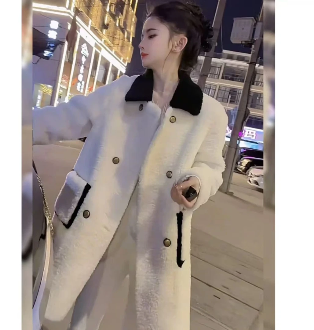 2025冬季小个子宽松洋气百搭气质时尚加厚小香风韩版毛呢外套