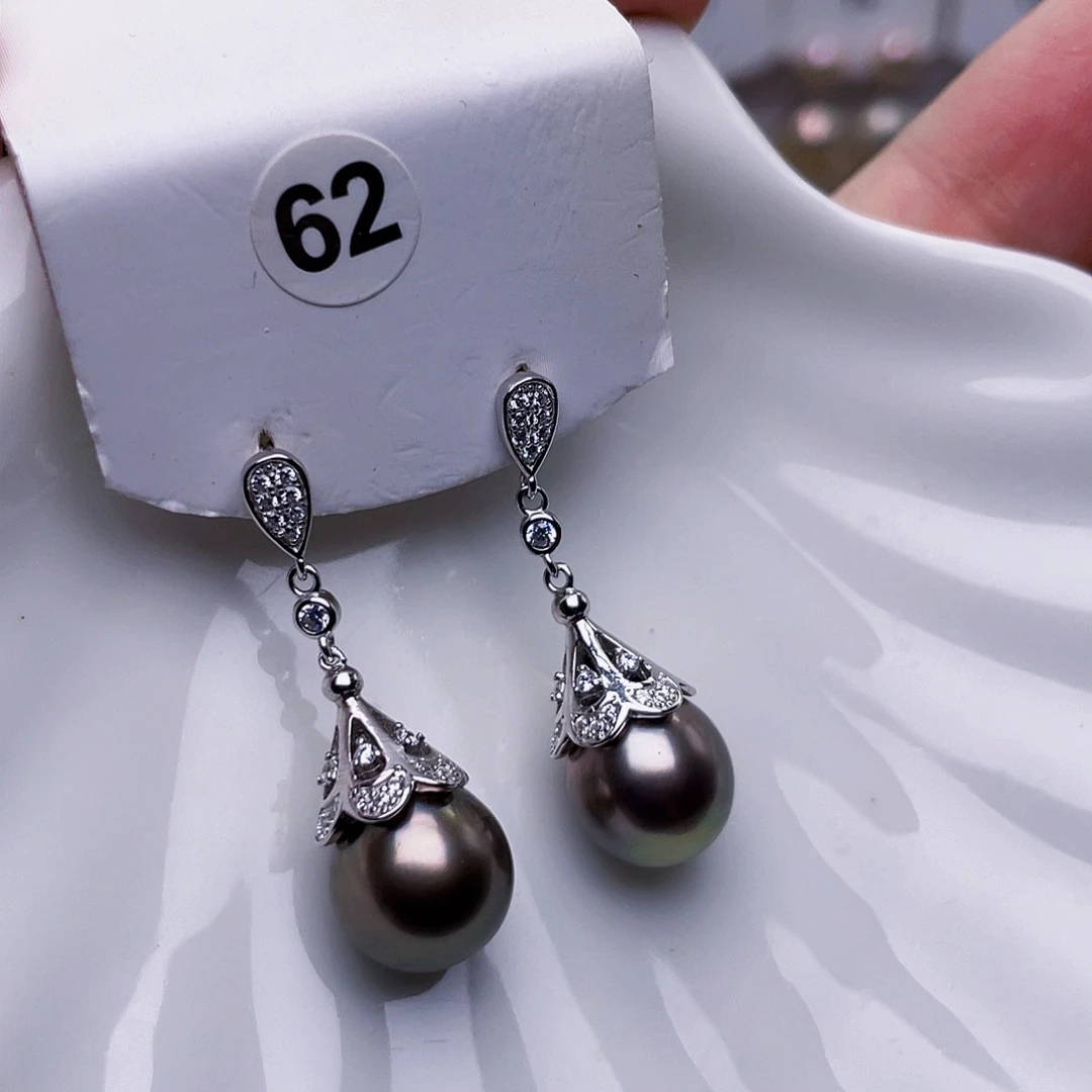 缘***灭未镶嵌淡水珍珠耳饰