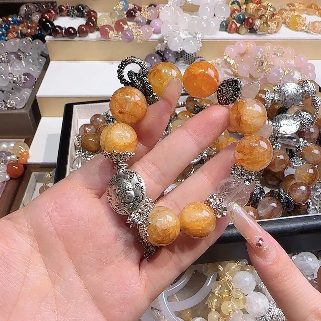 水晶手链未镶嵌吧