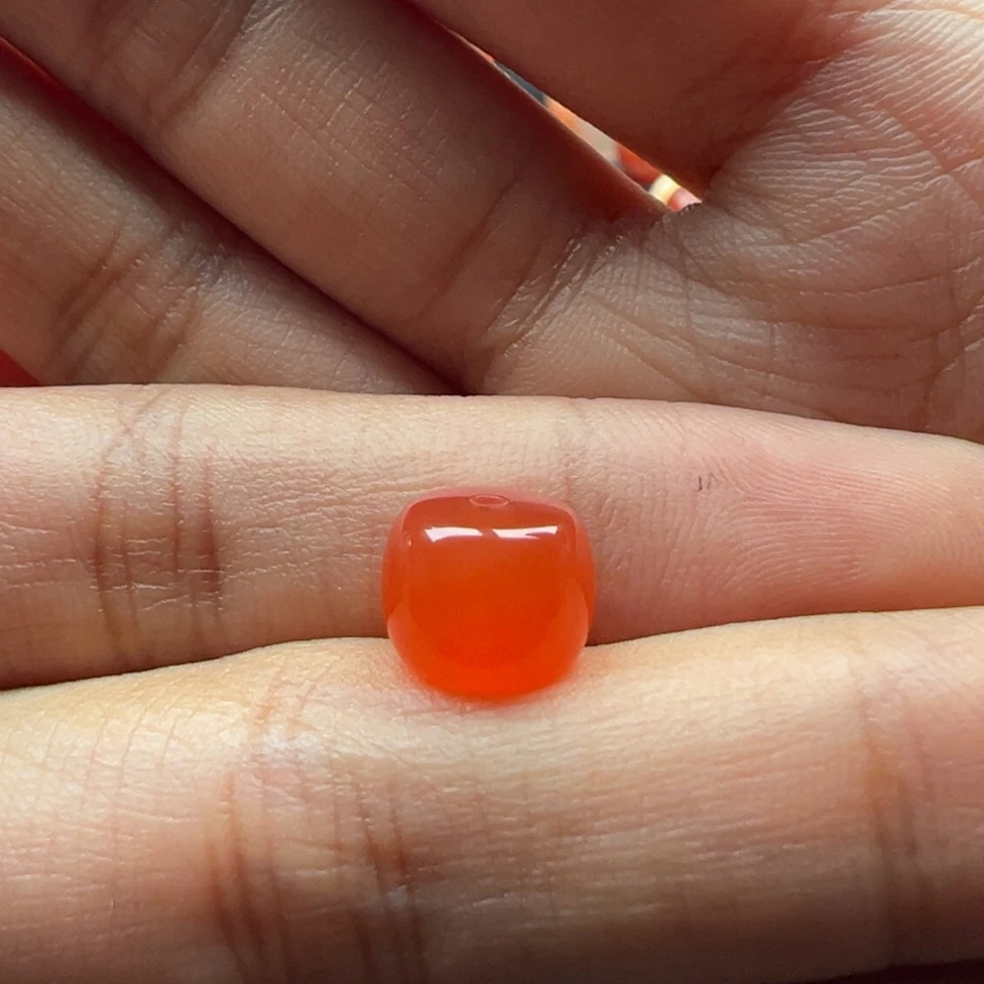 南红玛瑙直切9.5x7.7未镶嵌古*鸡