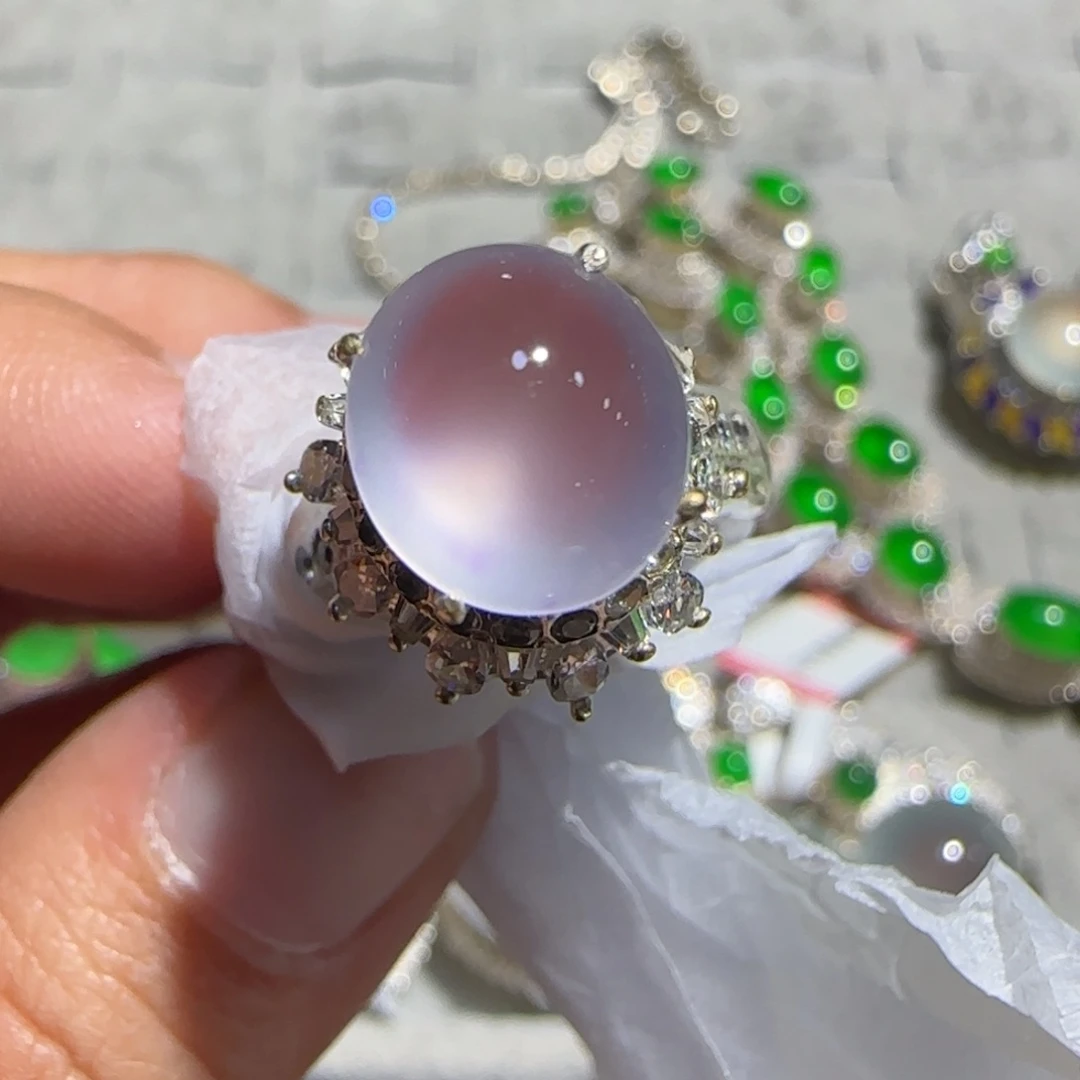 翡翠未镶嵌戒指翡翠