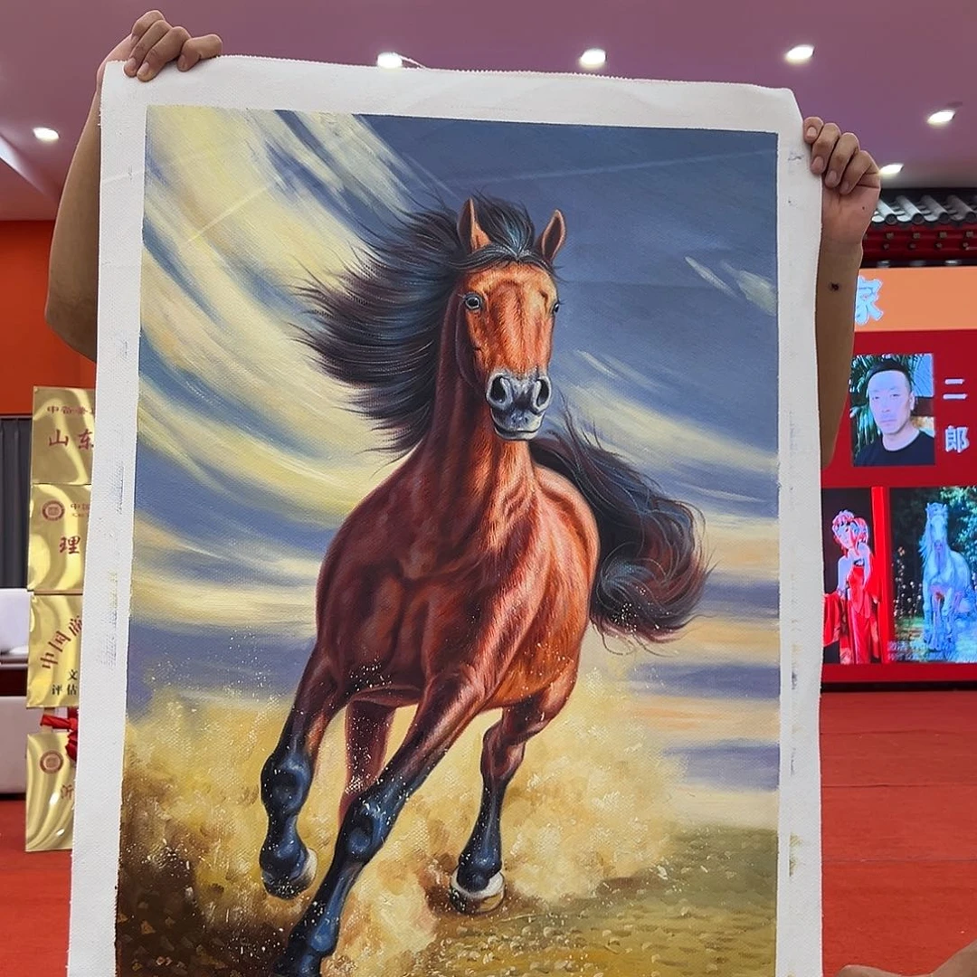 国画画家二郎老师作品