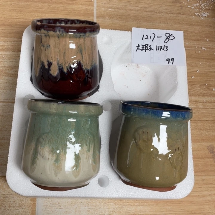 粗陶多肉花盆微瑕80