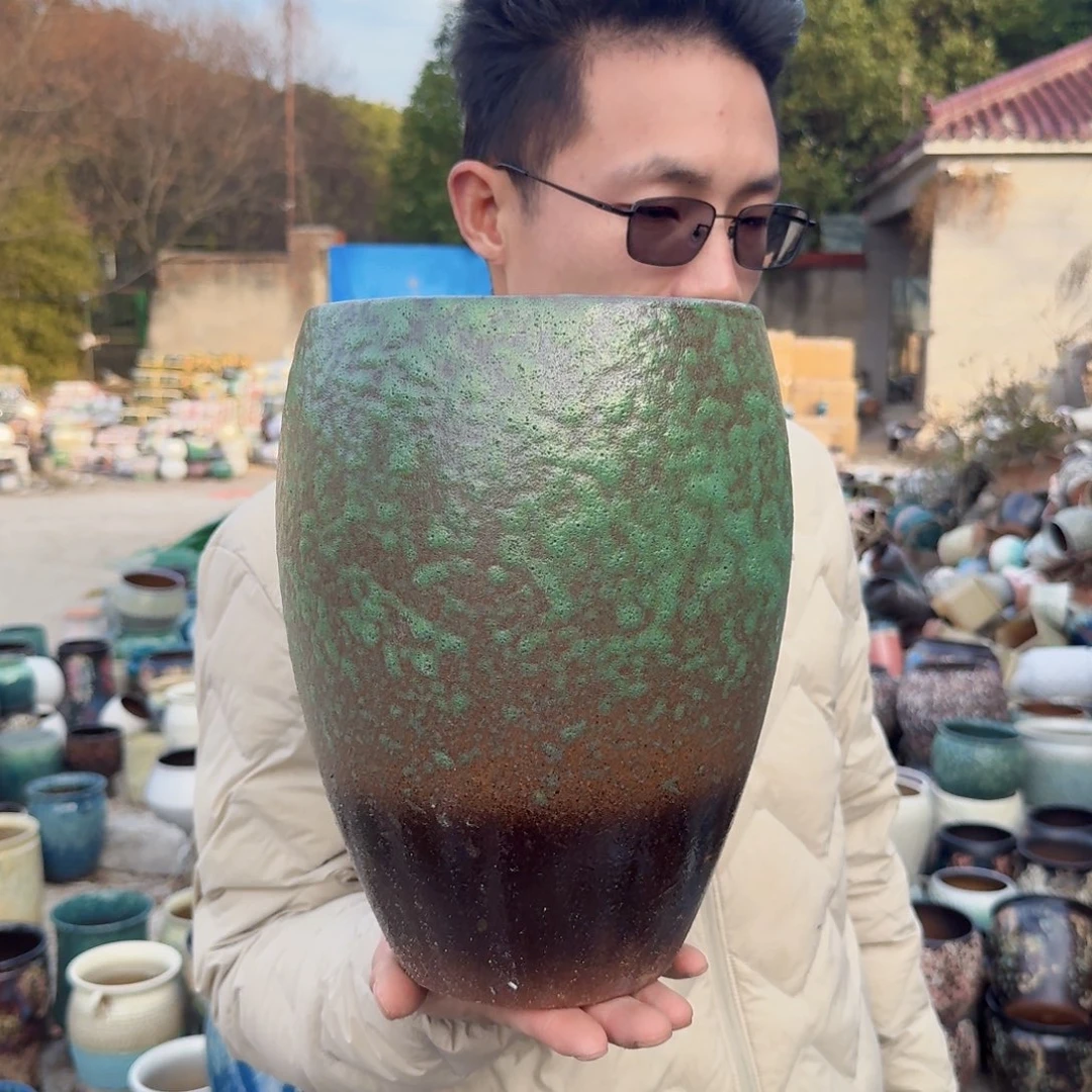 紫砂公道杯口18高28（一个牛油果蛋壳沈