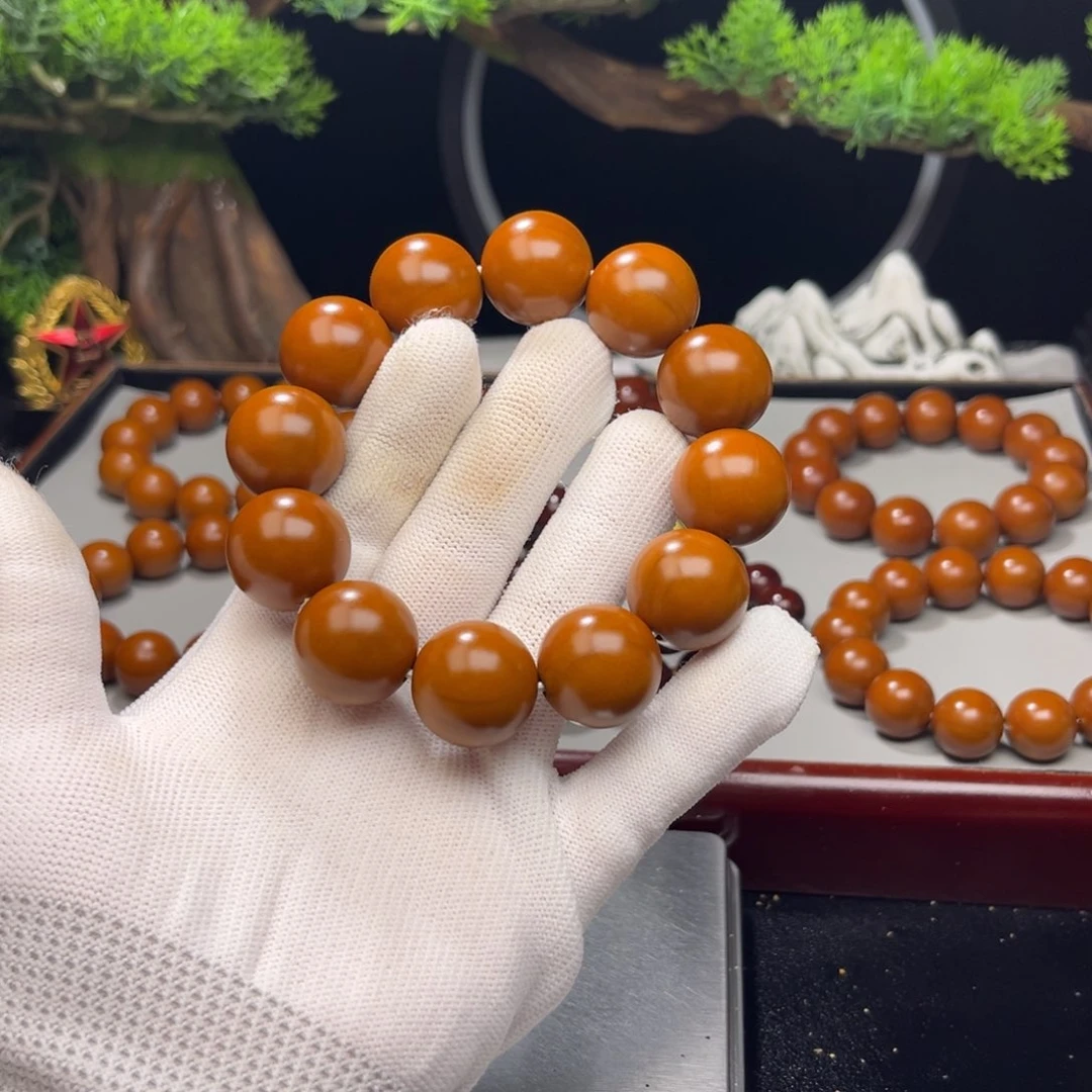 橄榄核手串暗**者2.0+树王精品铁核