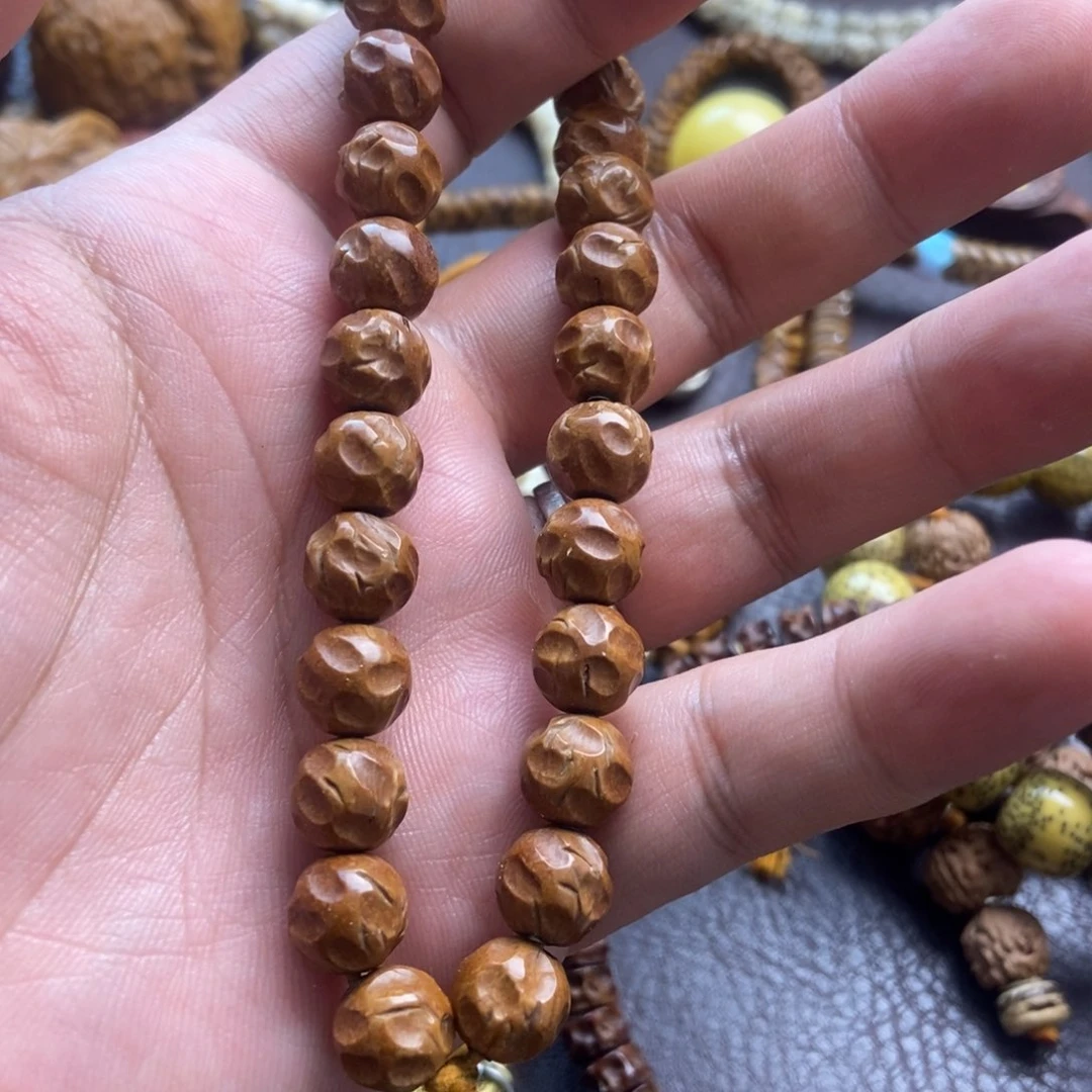 桃核吊坠c****n龙纹桃核奶酪单圈带管