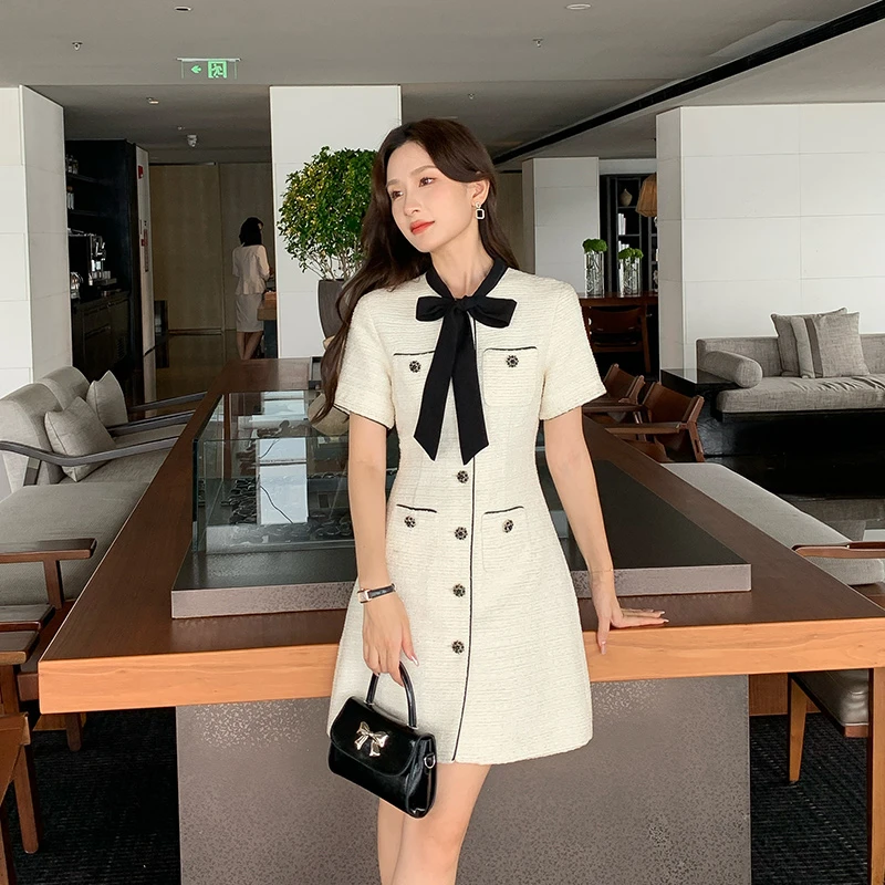 [奢姿轻奢系列]2025夏季新款大码女装法式裙子胖妹妹气质连衣裙