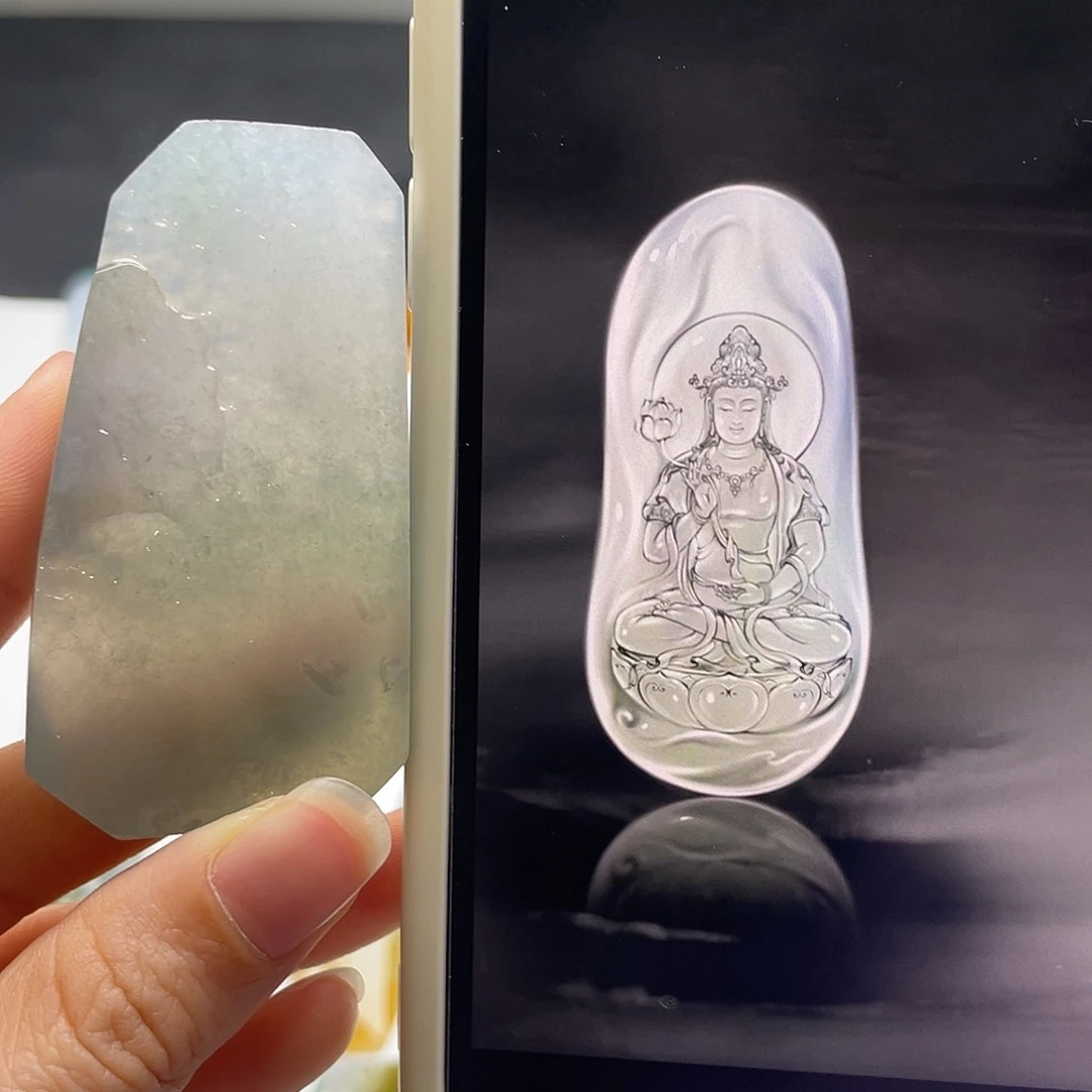 定制翡翠未镶嵌包工